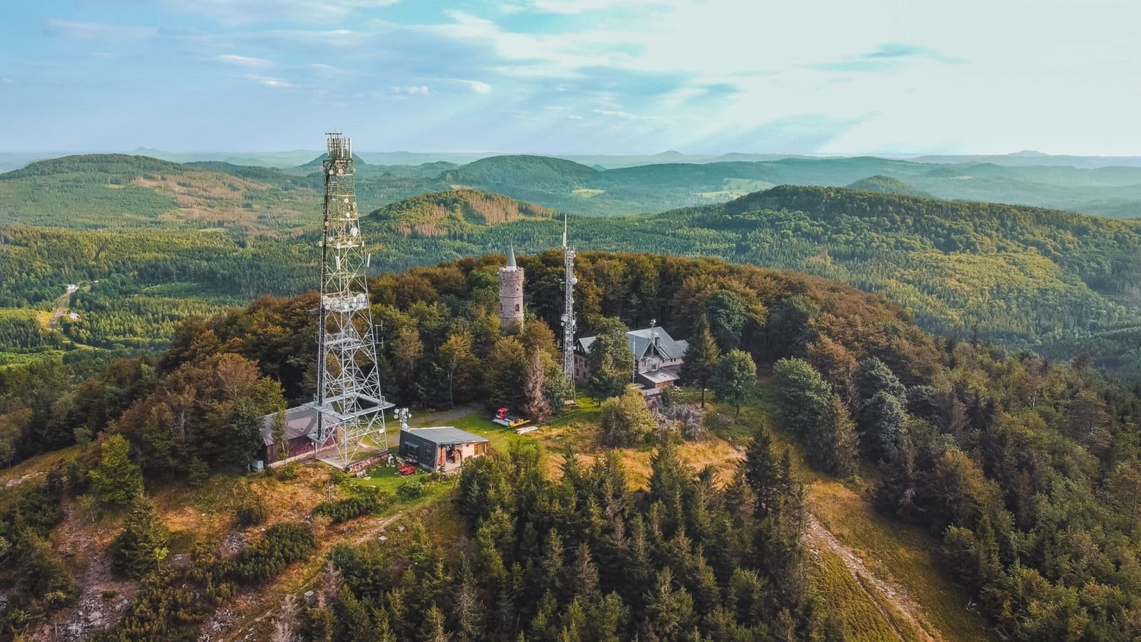 Výhled z rozhledny Jedlová